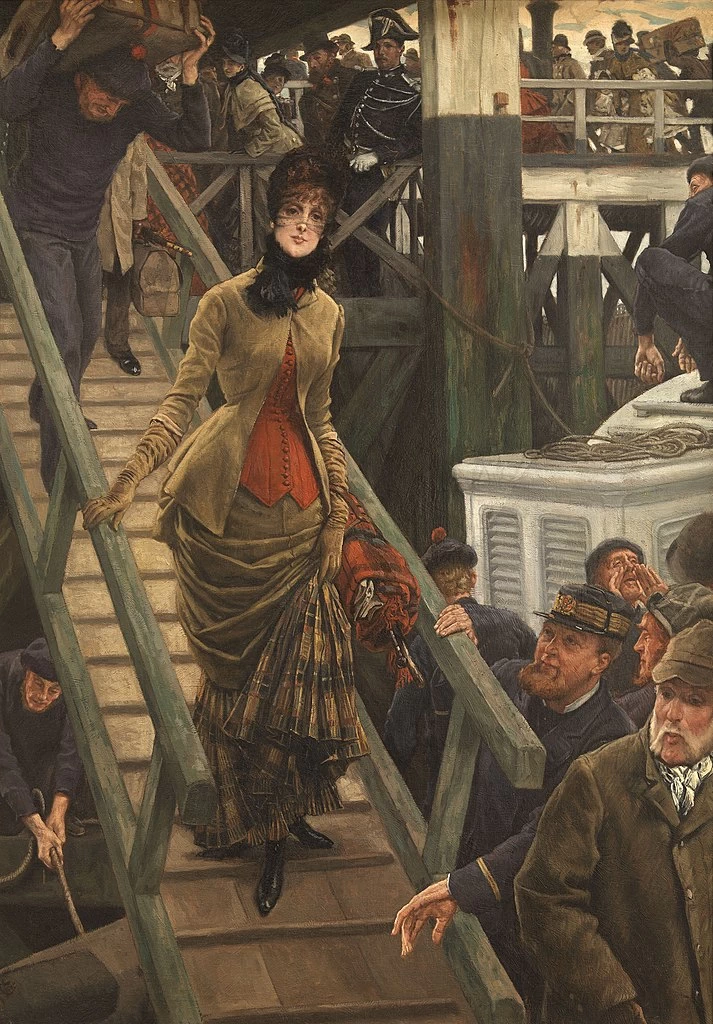 James Tissot - Imbarco a Calais, 1879, Koninklijk Museum voor Schone Kunsten Antwerpen